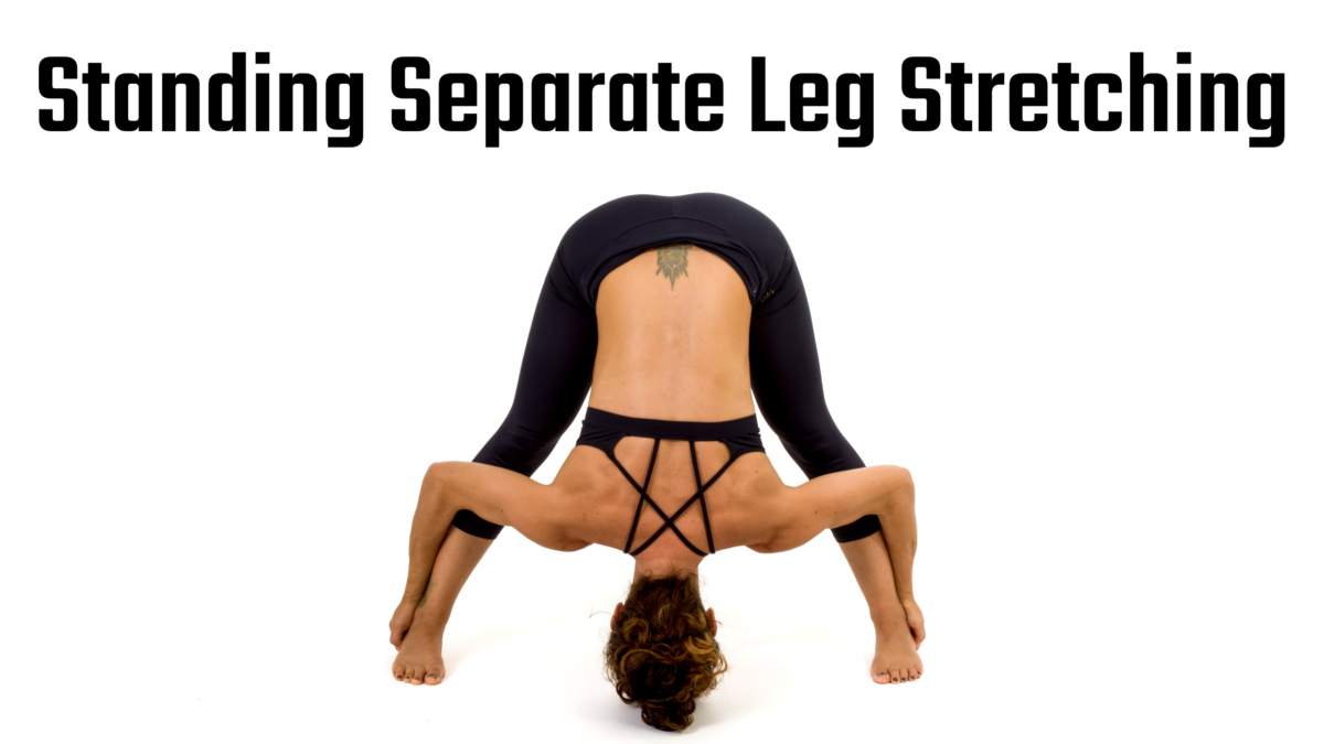 Standing Separate Leg Stretching Posture Tips & Tricks